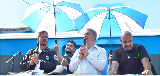 Volvió el tren a Tres Sargentos