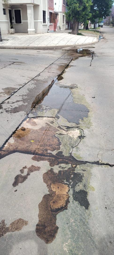 Perdida de agua de larga data en la vía pública genera grave accidente de tránsito