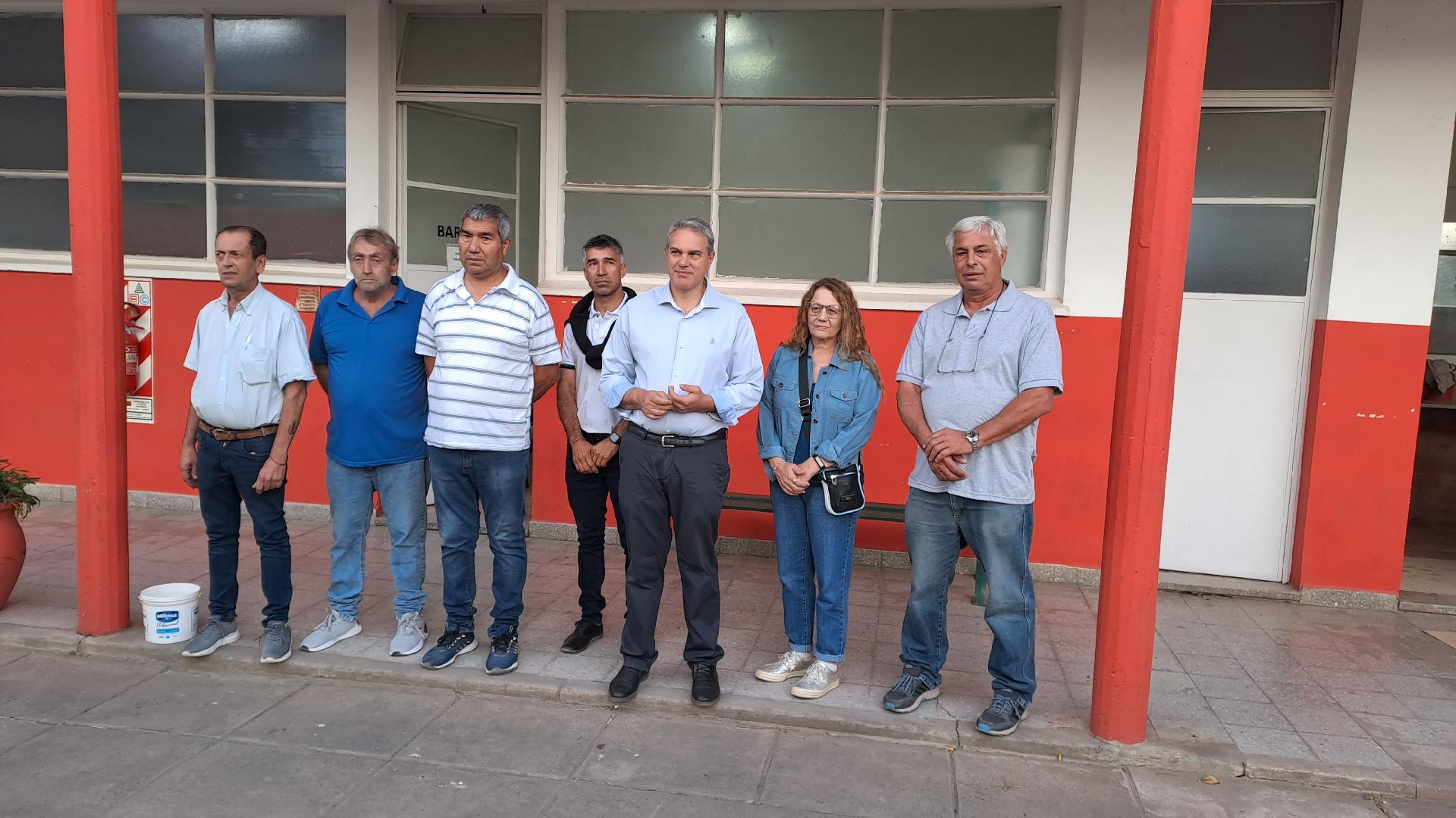 Golía recorrió el Corralón Municipal