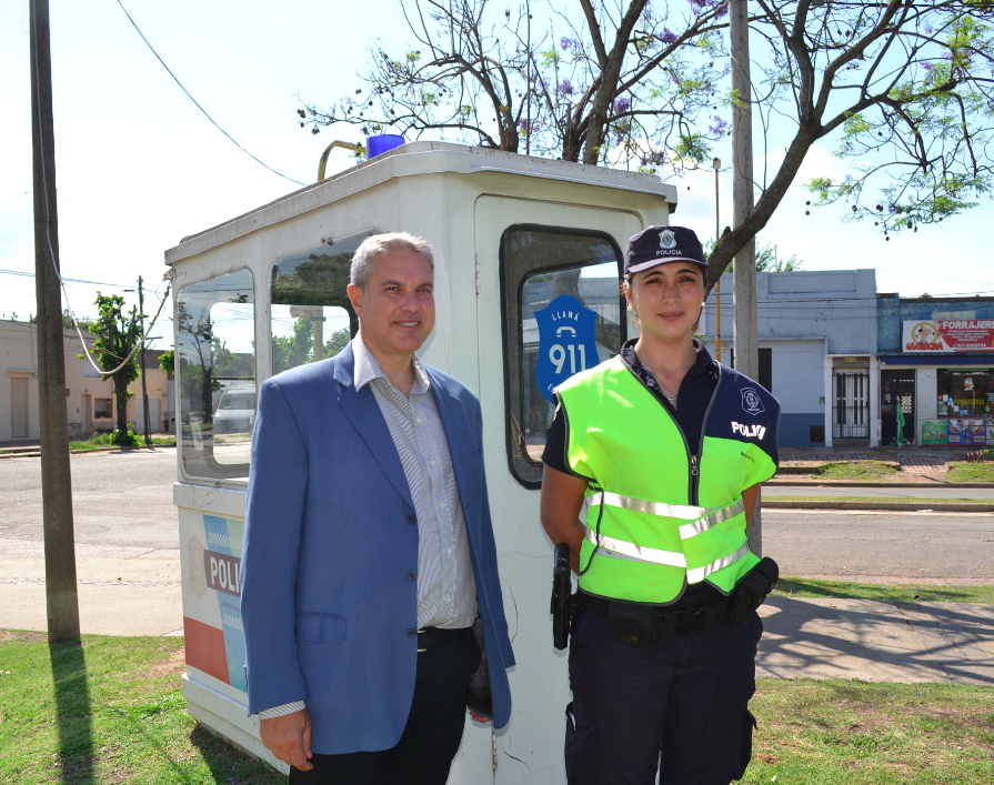 Ponen en funcionamiento la garita de la plaza 5 de Agosto