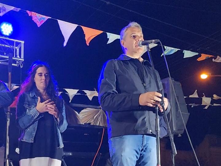 El intendente estuvo presente en los carnavales de Rawson