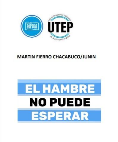 El hambre no puede esperar