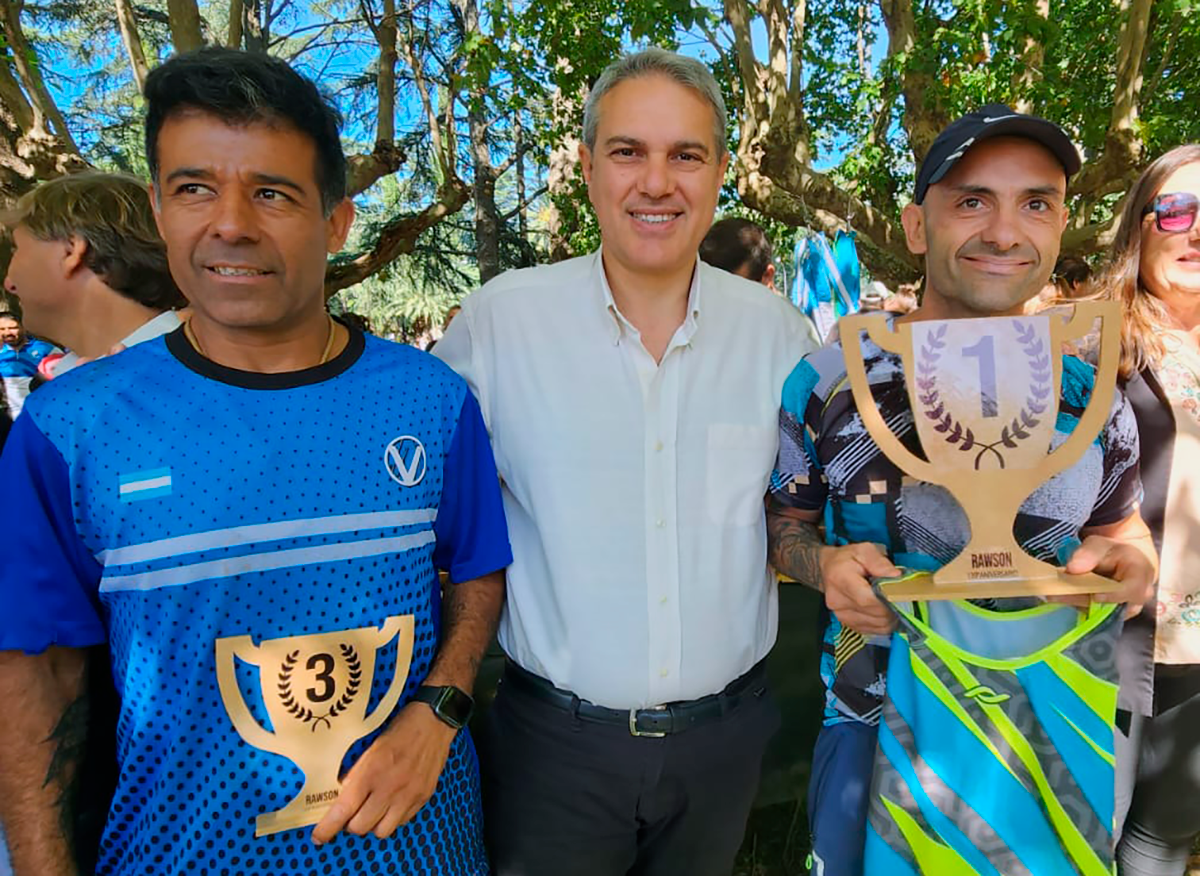 El intendente presente en el aniversario de Rawson