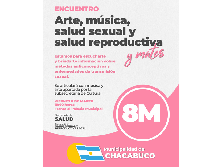 Encuentro de arte, música, salud sexual y salud reproductiva