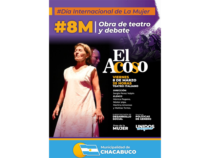 'El acoso': Obra de teatro y debate sobre violencia de género