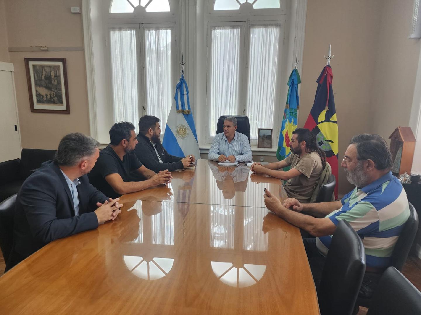 Golía se reunió con funcionarios del Ministerio de Trabajo