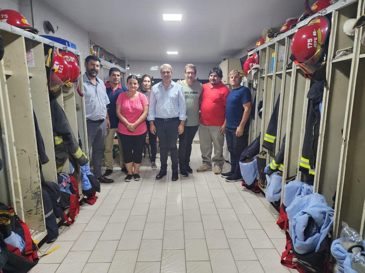 Se incrementó el Fondo de Incendio para los Bomberos Voluntarios de Rawson