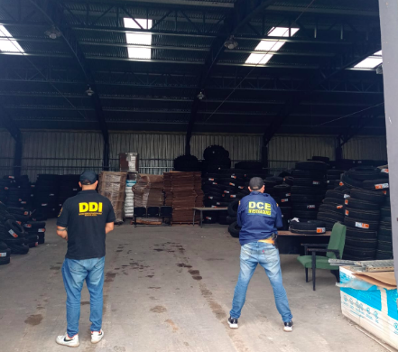 Secuestran neumáticos chinos por más de dos millones de dólares