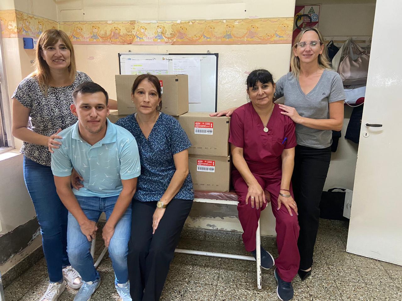 Donación para el sector de Pediatría