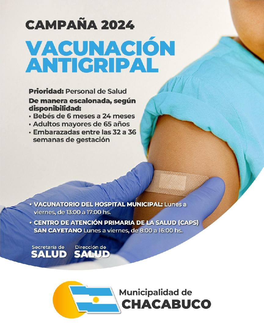 Comenzó a ejecutarse el plan de vacunación antigripal municipal