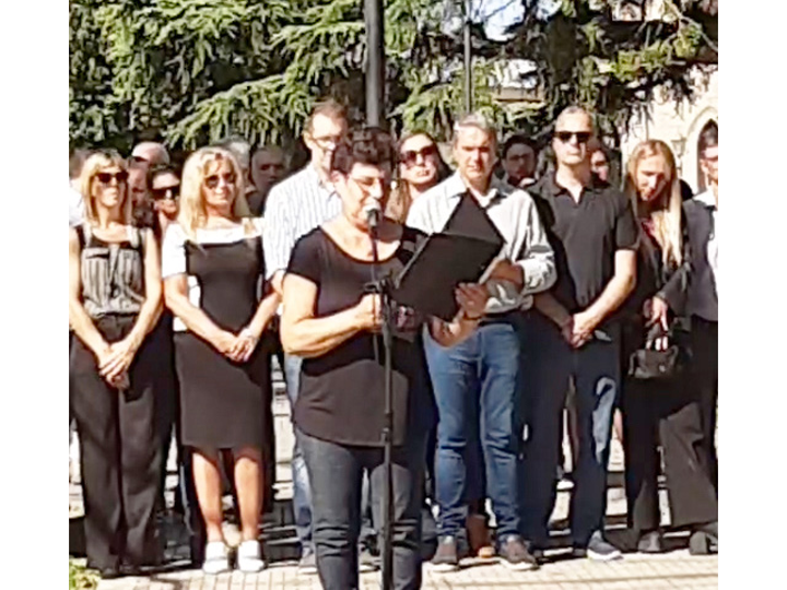 Golía participó del acto del 24 de marzo