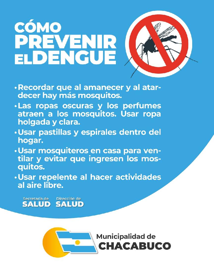 Recomendaciones para la prevención del dengue