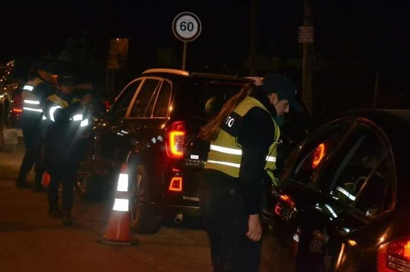 Se realizaron controles en todo el corredor nocturno