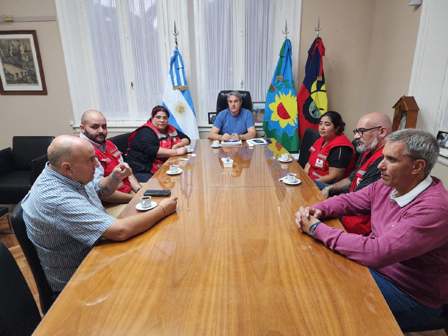 Visita de la Cruz Roja