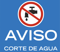 Corte de agua programado por reparación de cañería