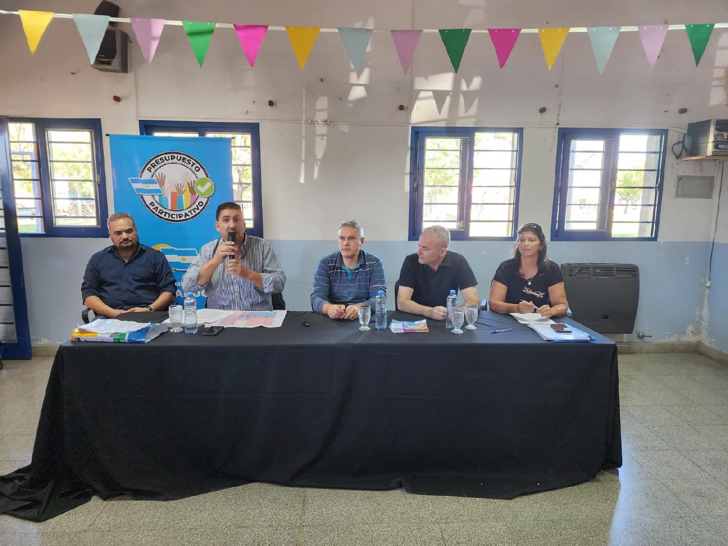 Asamblea de Presupuesto Participativo en el Club San Martín