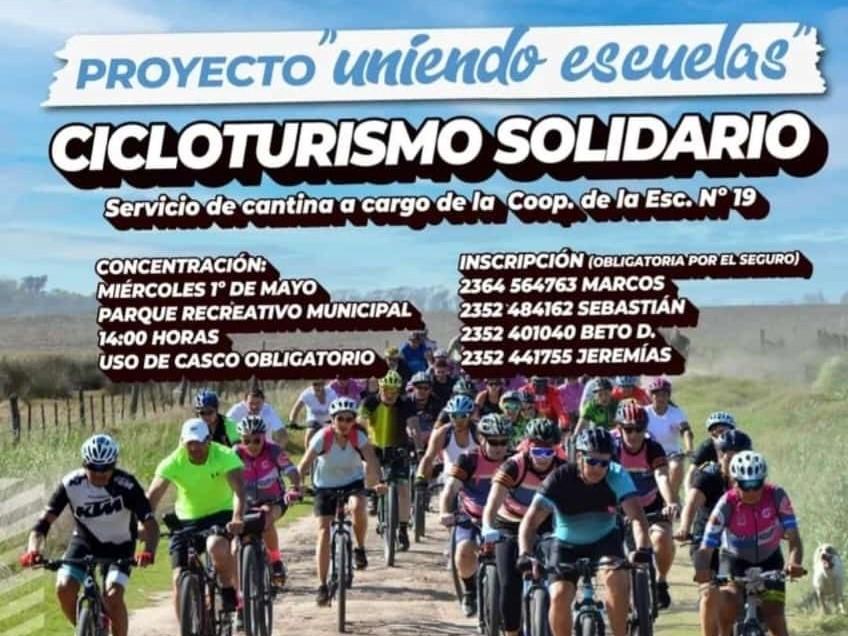 Este miércoles habrá una jornada de Cicloturismo Solidario