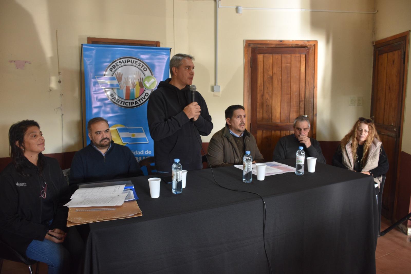 Asamblea del Presupuesto Participativo en el Barrio San Cayetano