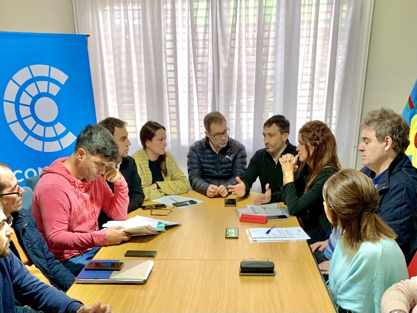 Concejales y mayores contribuyentes tratan el crédito de 500 millones