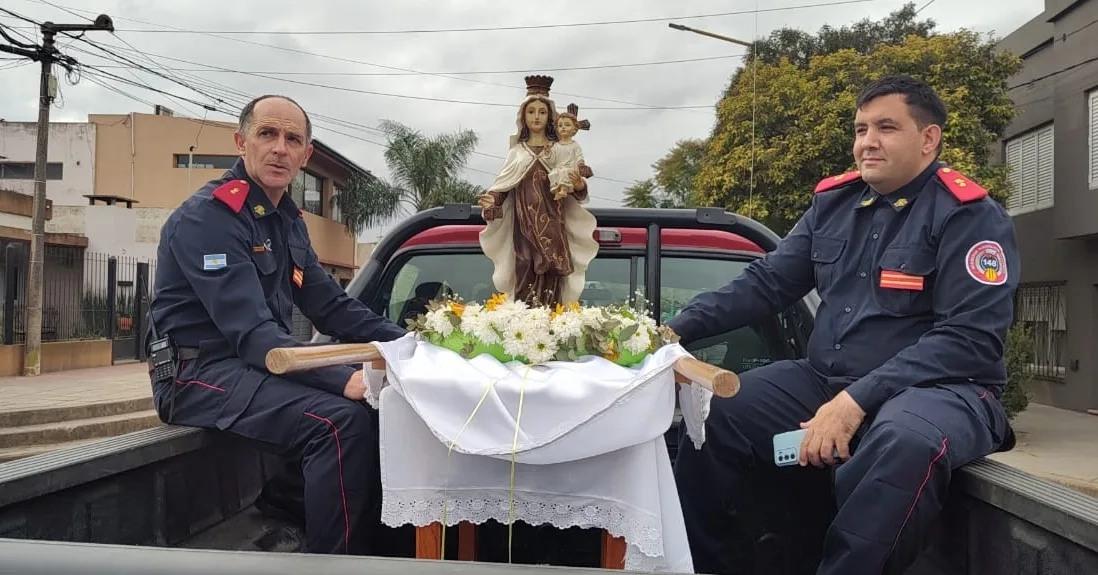 Hubo misa y procesión por el Día de Nuestra Señora del Carmen