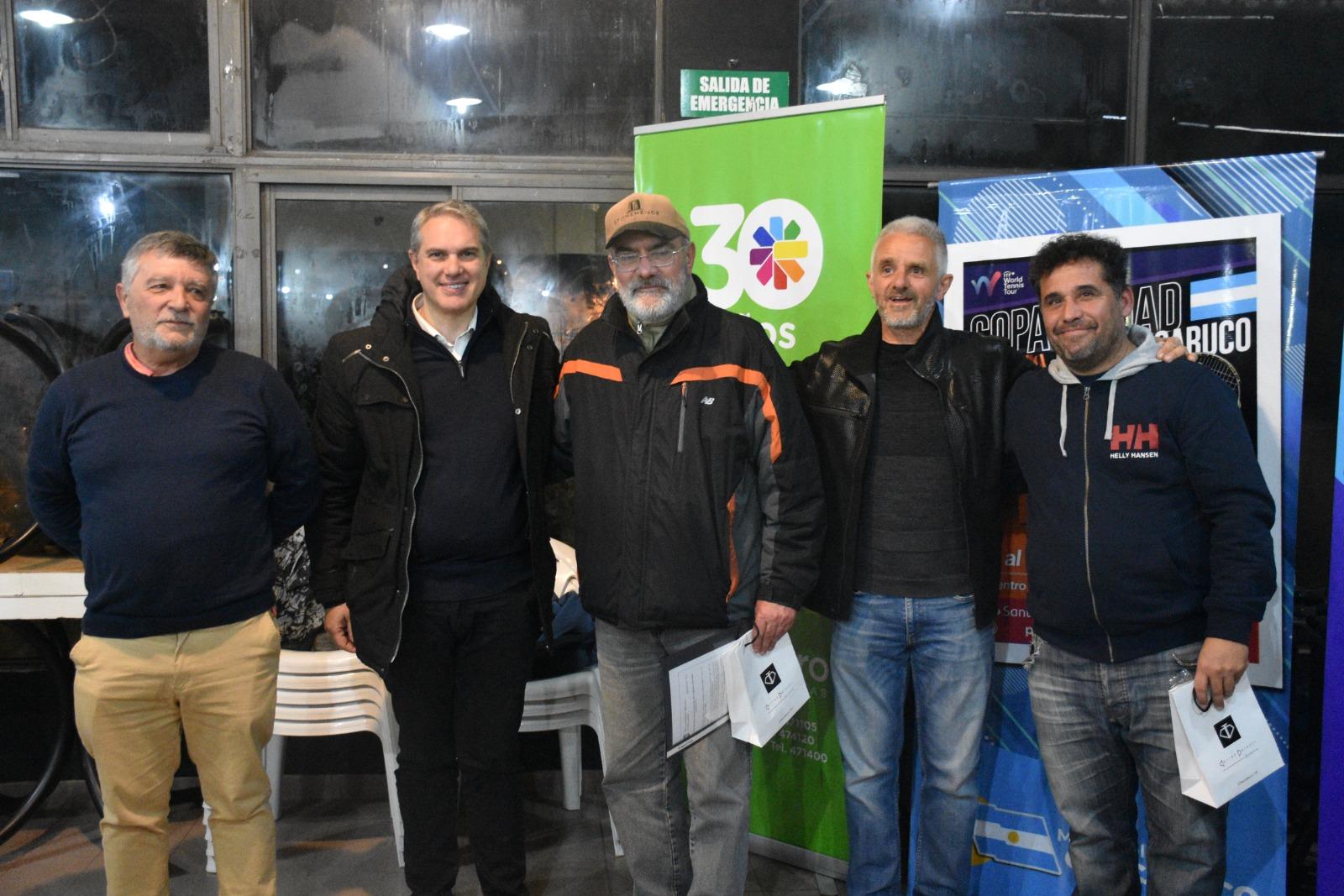 Reconocimiento a Alfredo Gavranovic, impulsor del tenis en Chacabuco