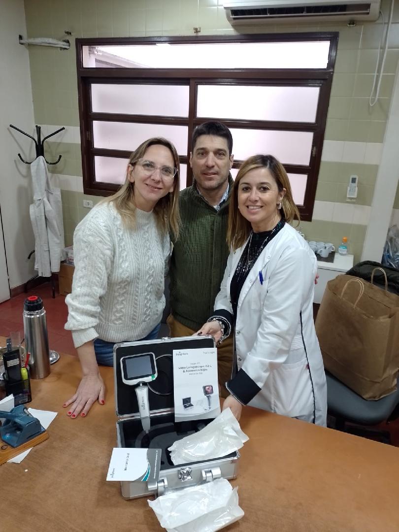 El Hospital Municipal recibió un videolaringoscopio de última generación