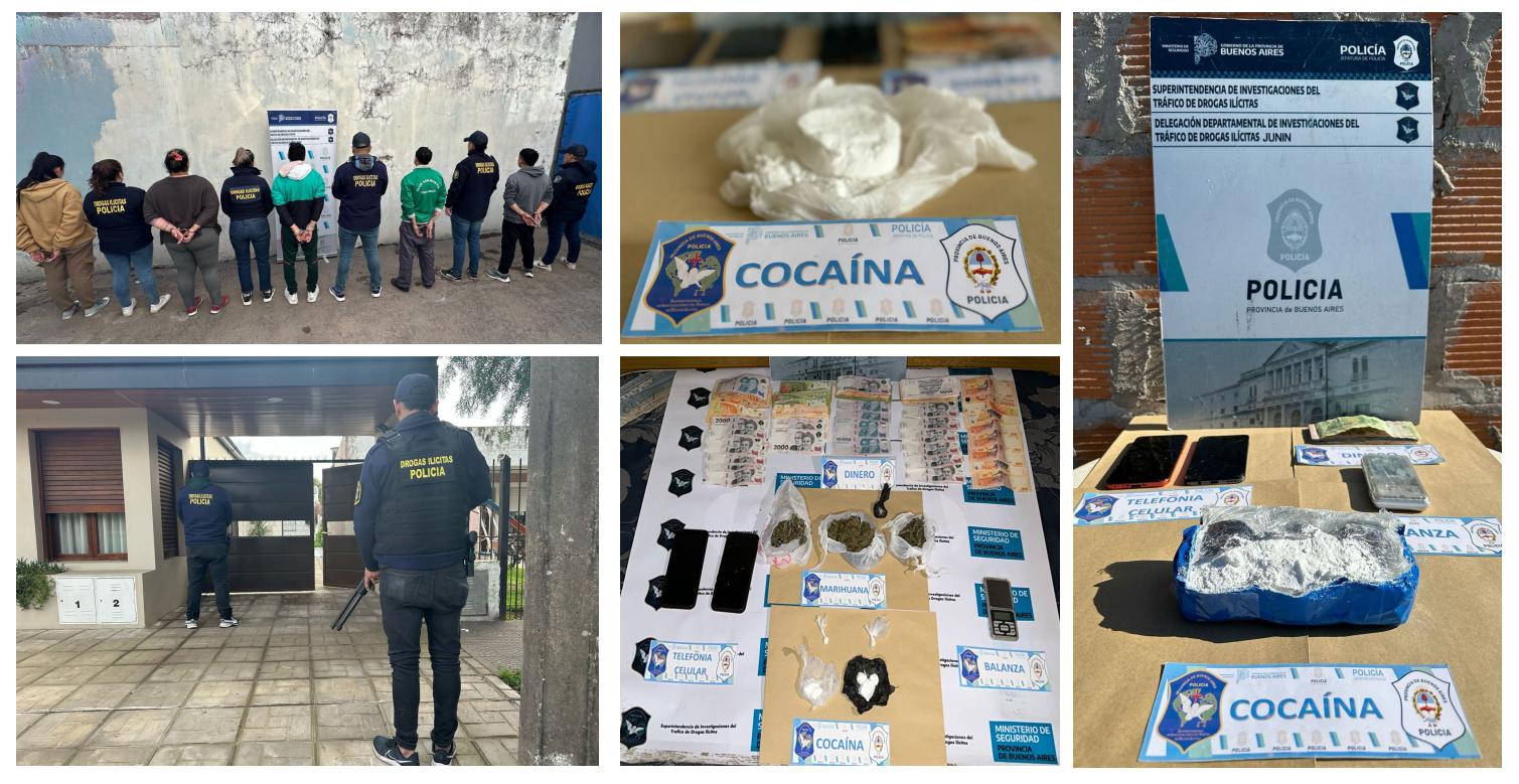 Importantes allanamientos por droga