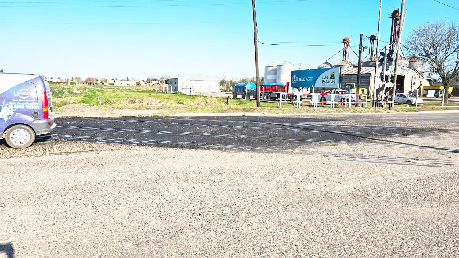 Se volverán a realizar los trabajos iniciados en el cruce de ferrocarril del acceso Hipolito Yrigoyen