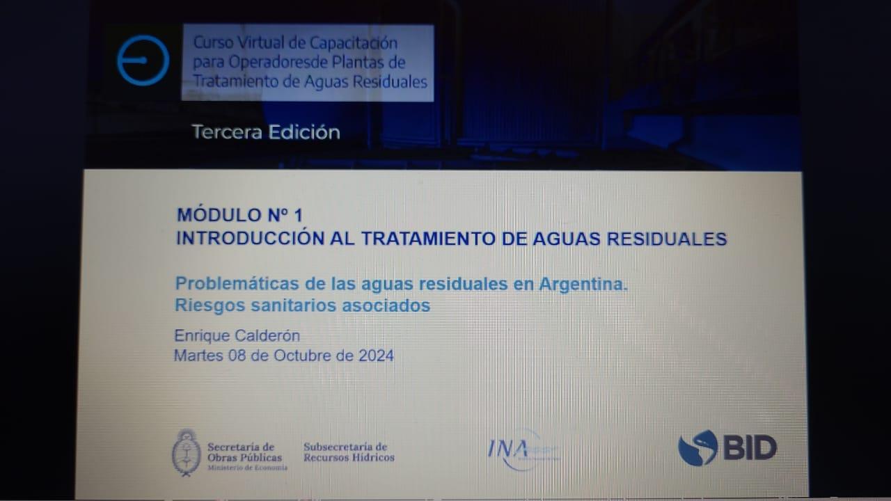 Capacitación para personal municipal de Obras Sanitarias