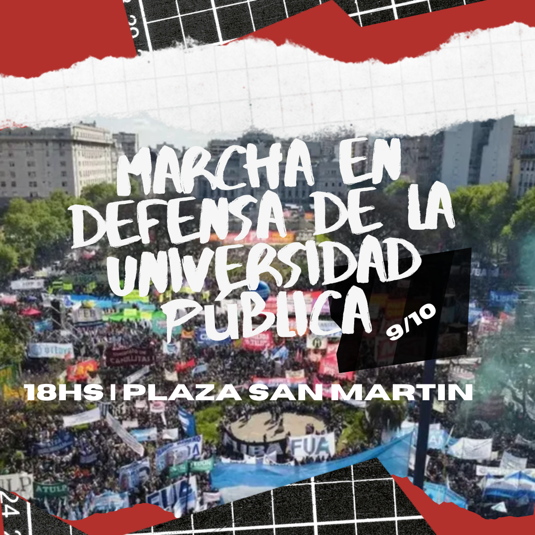 Hoy se realiza una marcha en defensa de la Universidad Pública