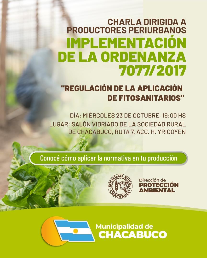 Jornada informativa sobre el uso responsable de agroquímicos