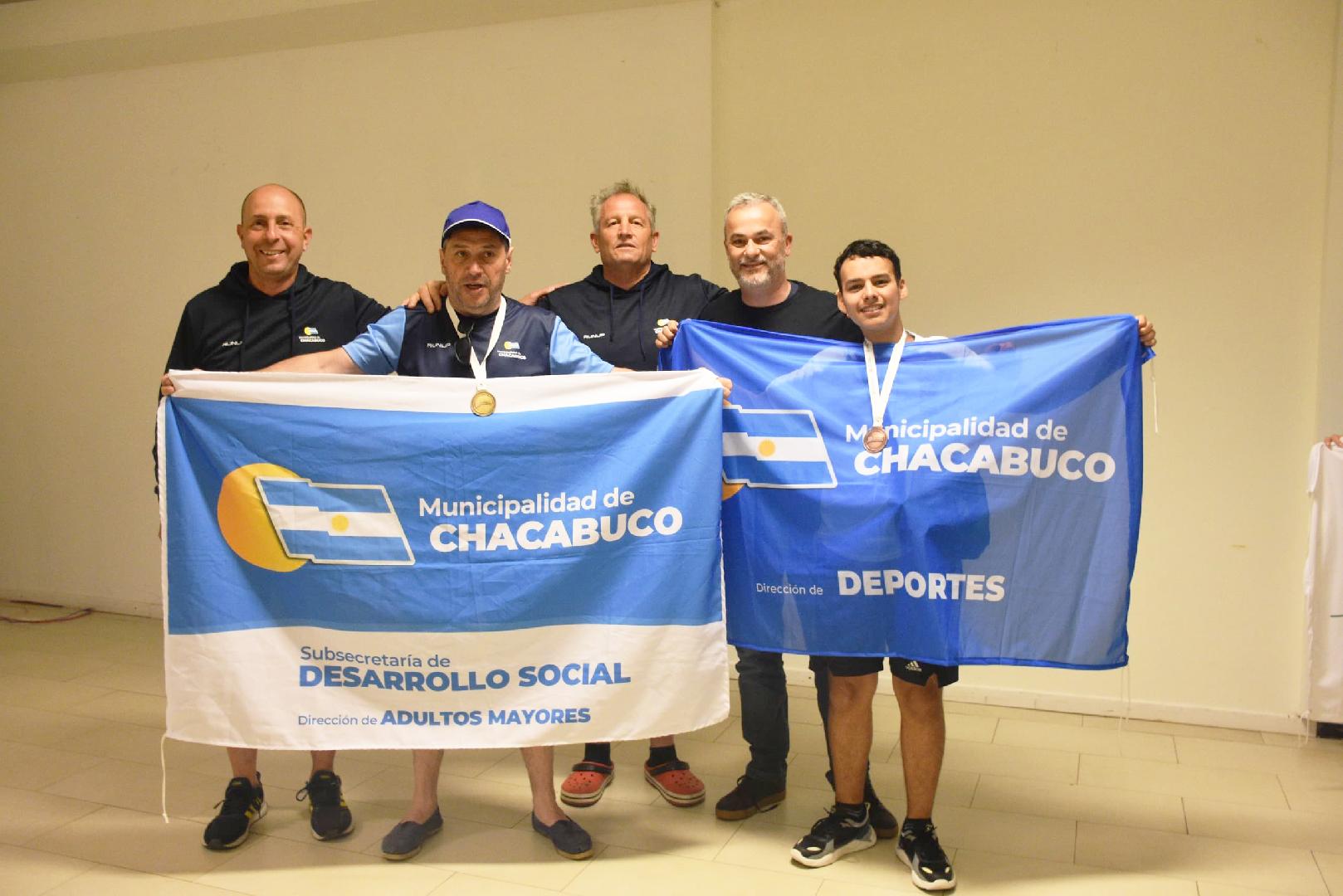 Medallas de oro, plata y dos bronces para Chacabuco en la cuarta jornada