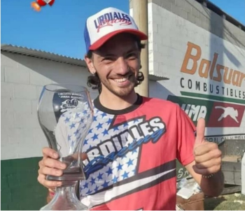 Marcos Barrios en lo más alto