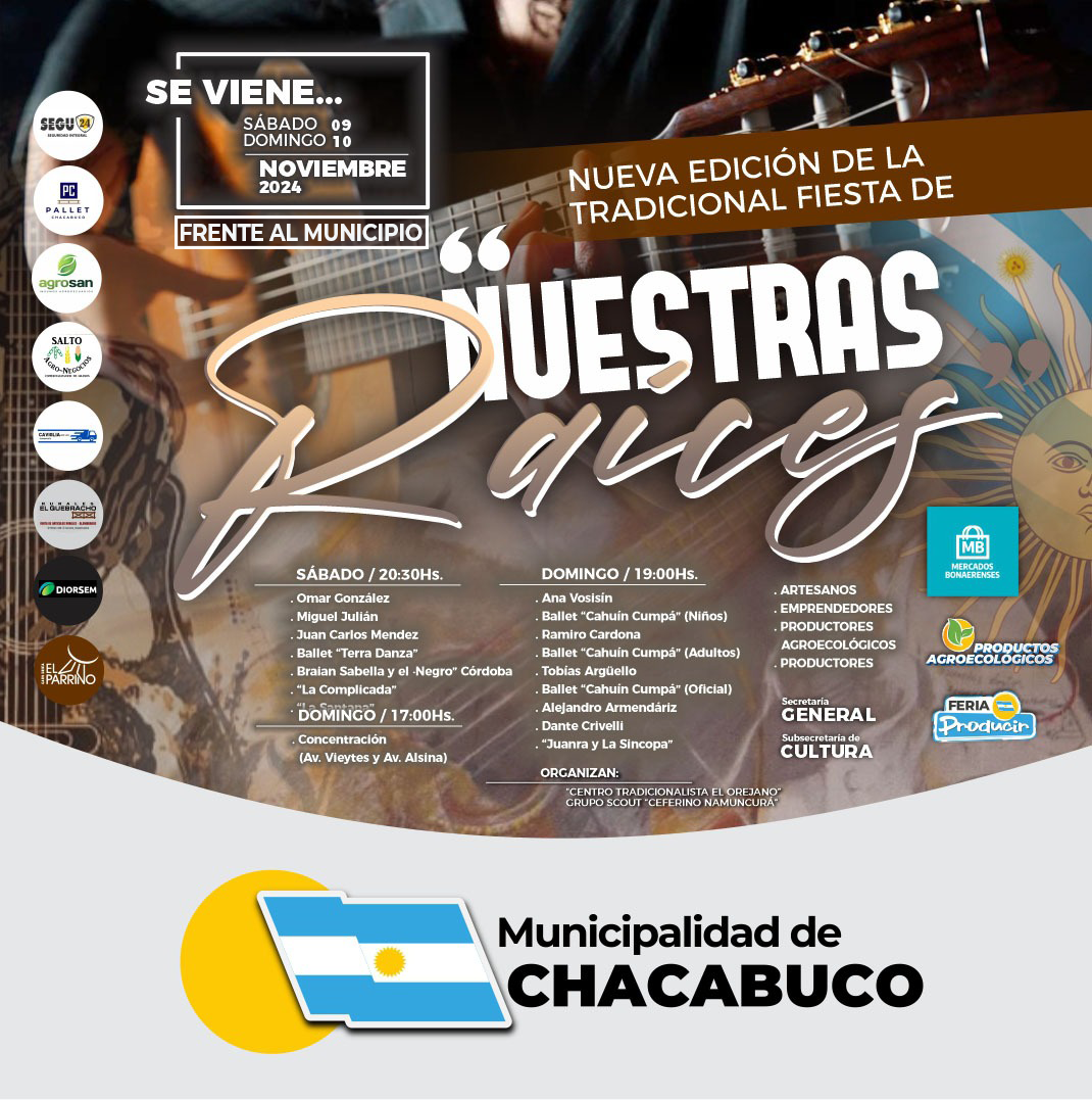 El fin de semana se realiza el festival Nuestras Raíces