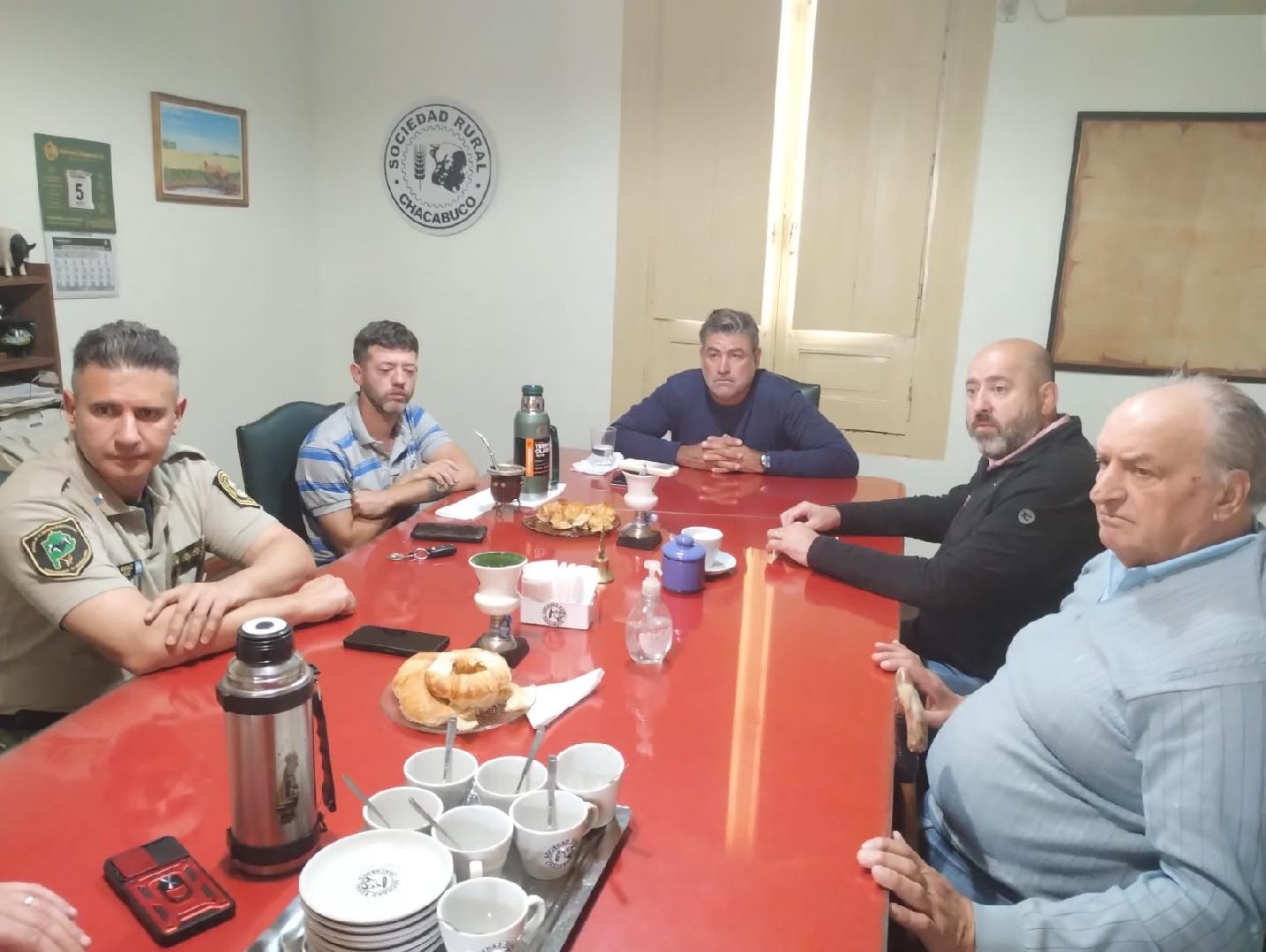 El subsecretario de Seguridad se reunió con la Sociedad Rural
