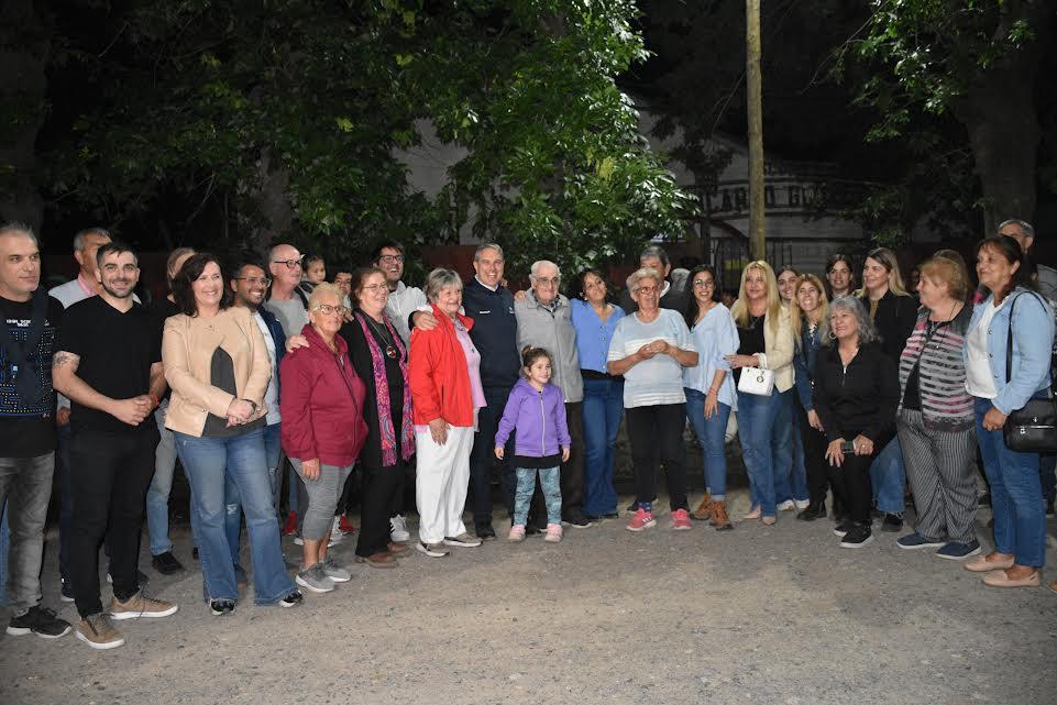 Golía inauguró diez nuevas cuadras de luminarias LED