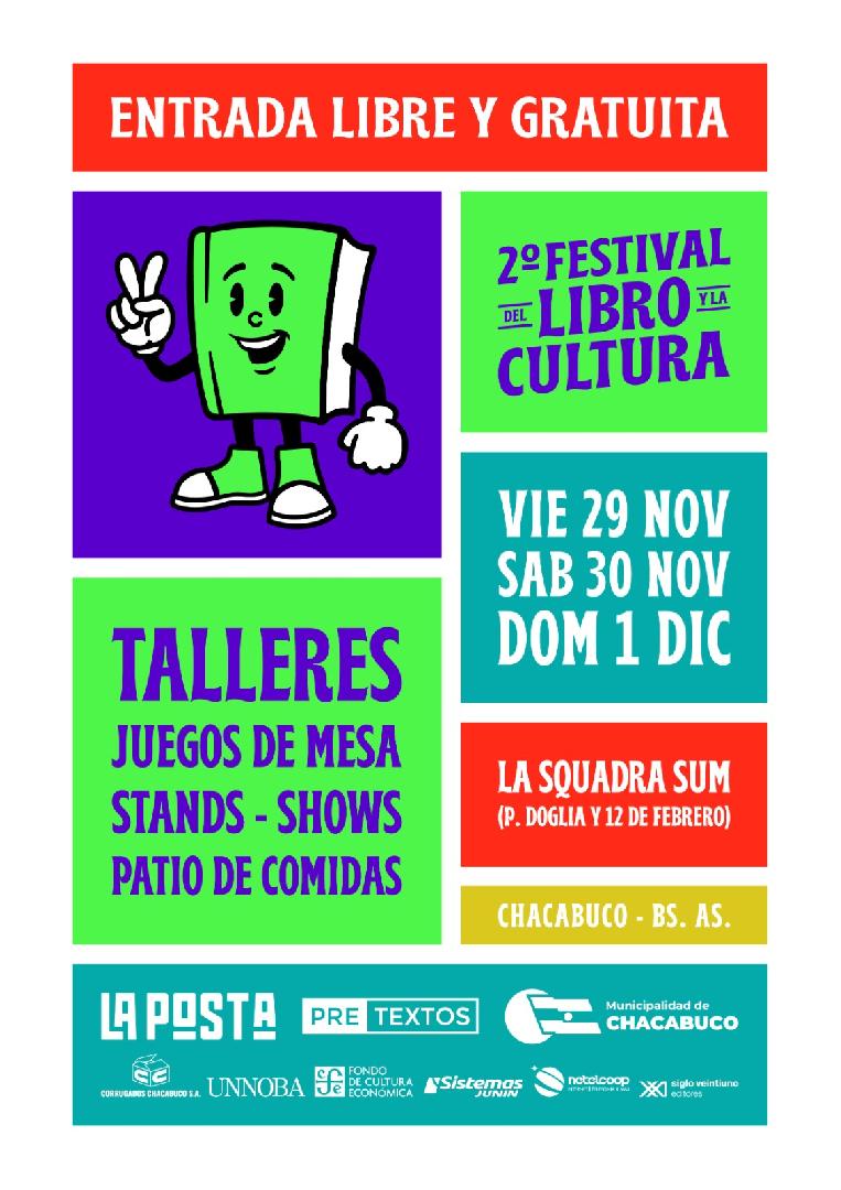 Se viene el Festival del Libro y la Cultura
