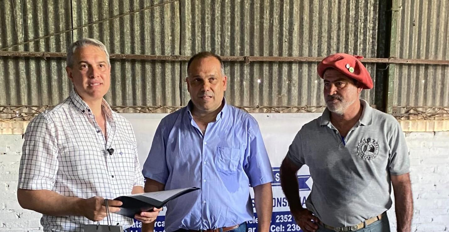 Golía presente en el festejo de los 10 años de Hacendados de Chacabuco.