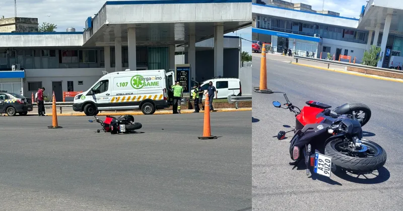 Camión de nuestra ciudad protagonizó un choque en Pergamino
