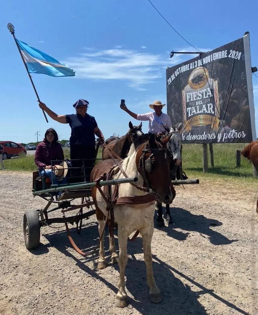 Las hermanas de Junín que fueron en sulky hasta General Madariaga