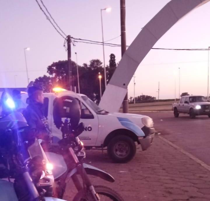 Varios controles en el corredor nocturno