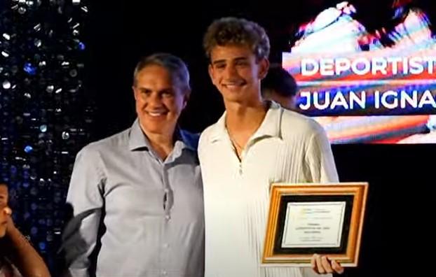 Román Lonzo y Juan Ignacio Rubini los deportistas distinguidos