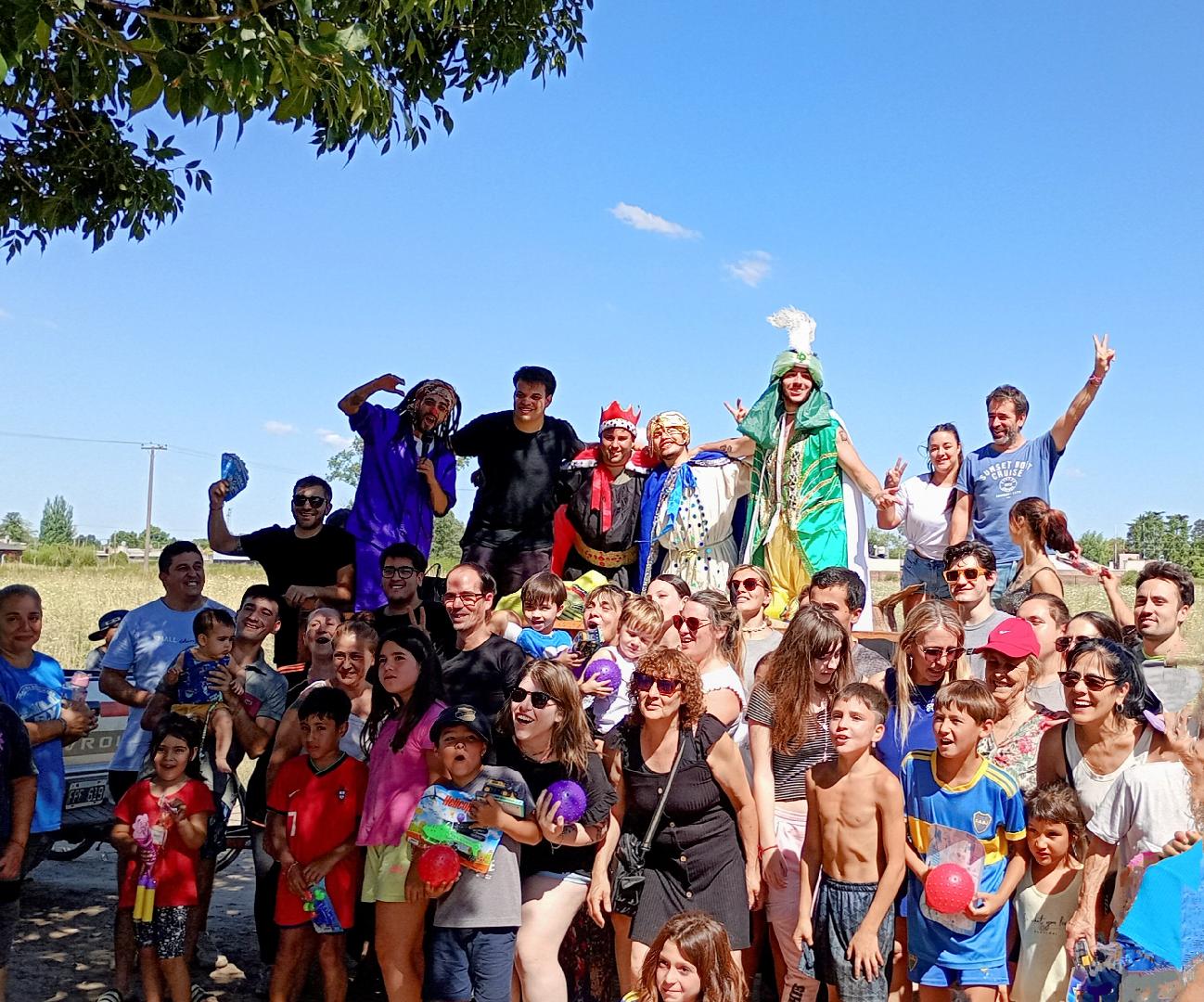 Los Reyes Magos llegaron a los barrios