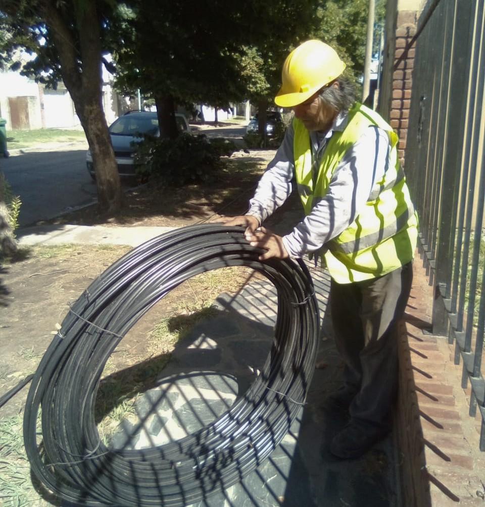 Gran despliegue de fibra óptica realiza Movistar en Chacabuco 