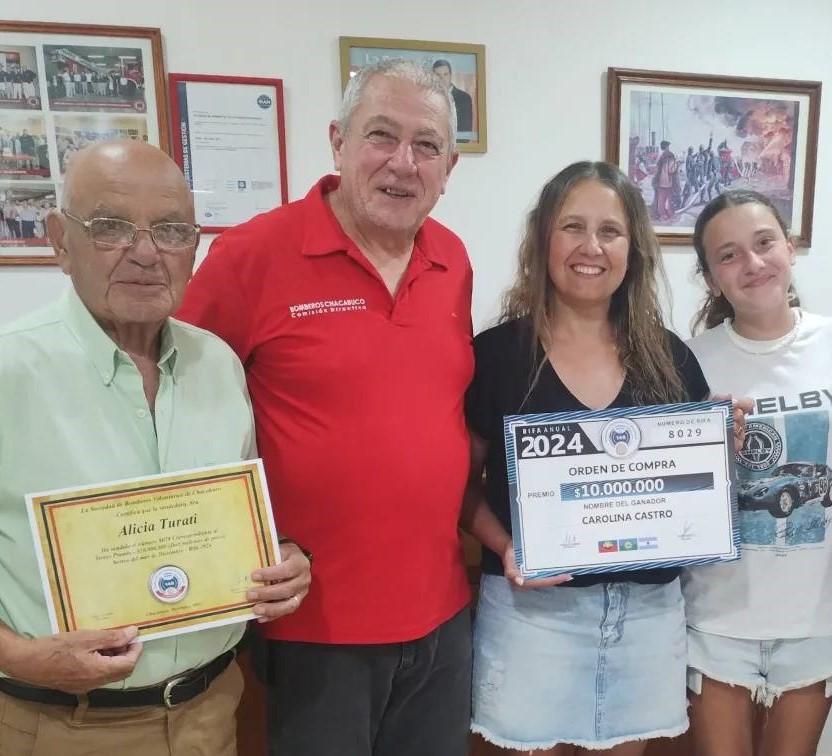 Entrega de premios de la Rifa 2024