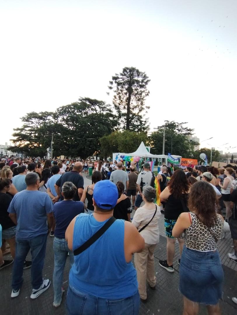 Chacabuco se sumó a la marcha antifascista 