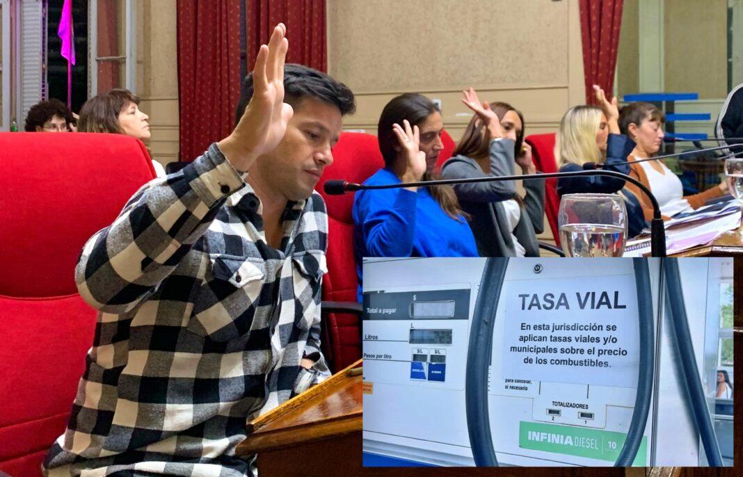 En un municipio, el PRO y LLA defienden la tasa a los combustibles, y el peronismo la quiere eliminar