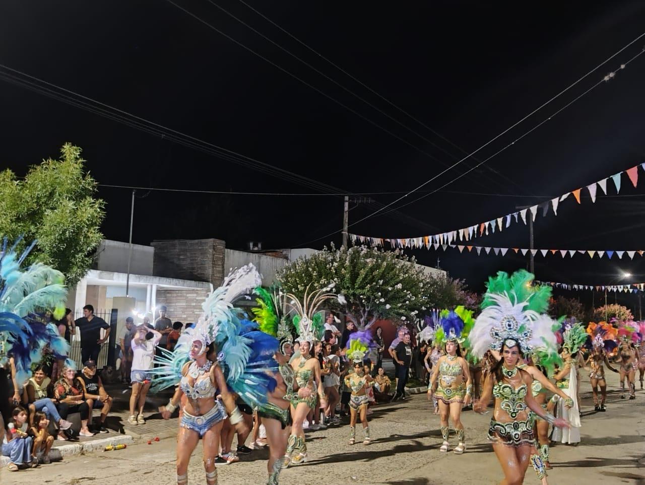 Gran convocatoria en el Carnaval de Rawson