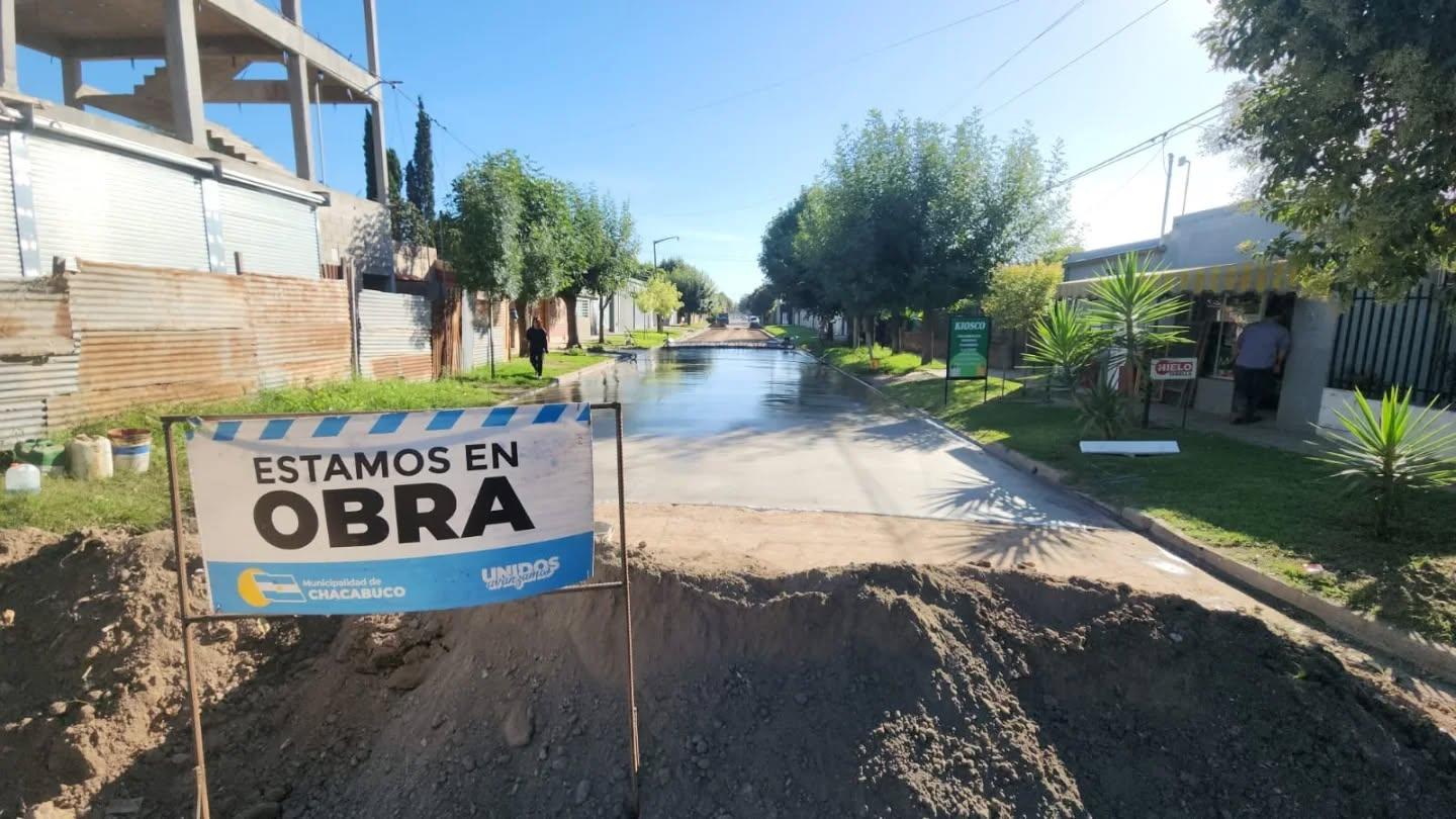 Finalizaron otra cuadra de pavimento