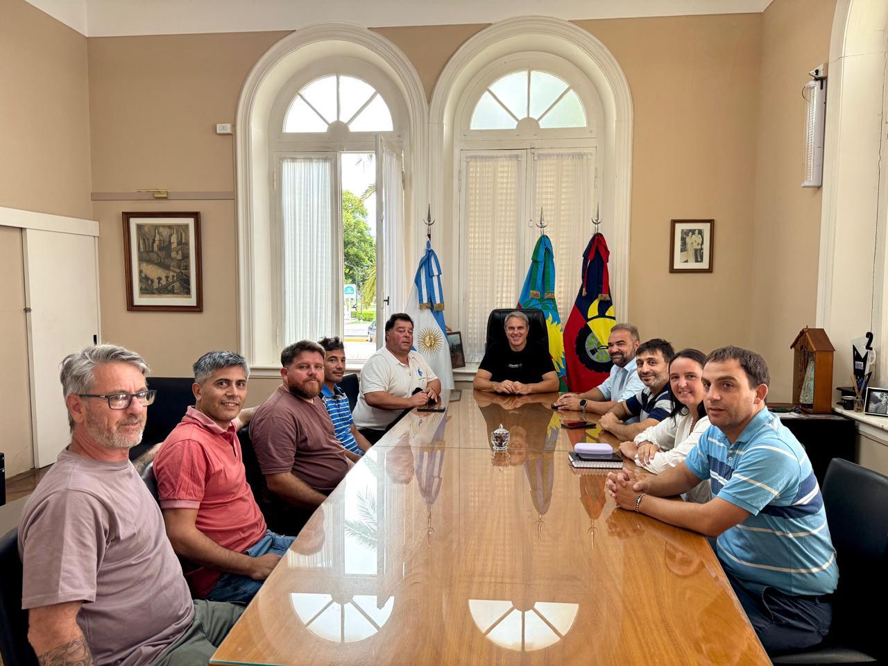 Golia recibió a la Unión Obrera Molinera 